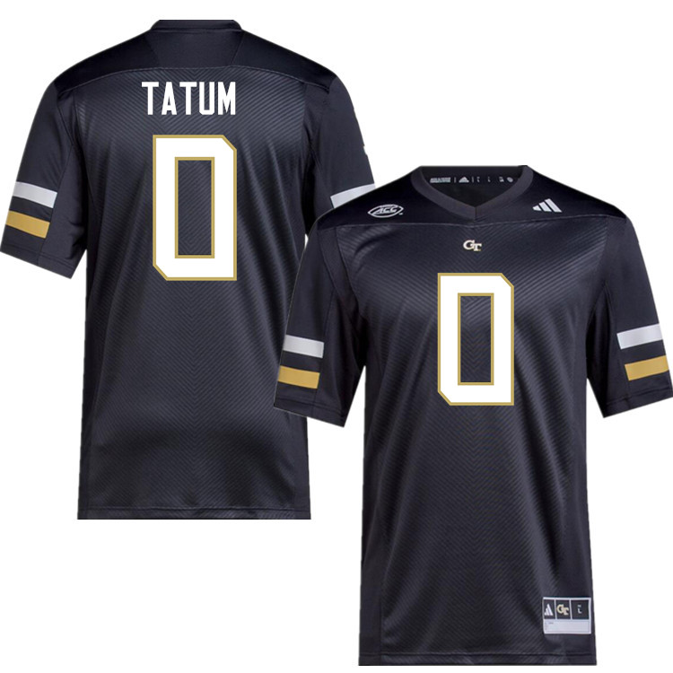 Trenilyas Tatum Georgia Tech Jerseys,Georgia Tech Yellow Jackets College Football Uniforms-Black